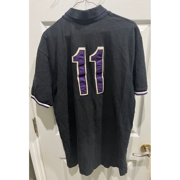 Ralph Lauren Rugby Big Kicker Short Sleeve Black Polo Shirt  #11 Size XXL VTG - Picture 4 of 7